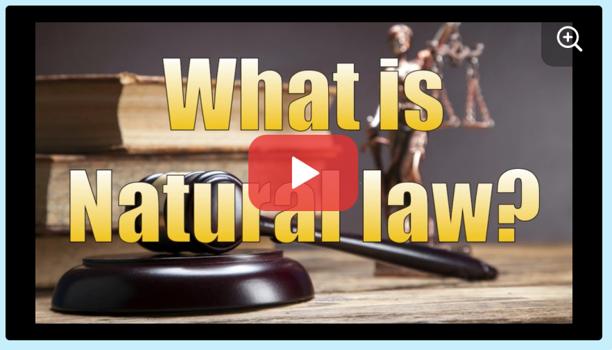 What is natural law video